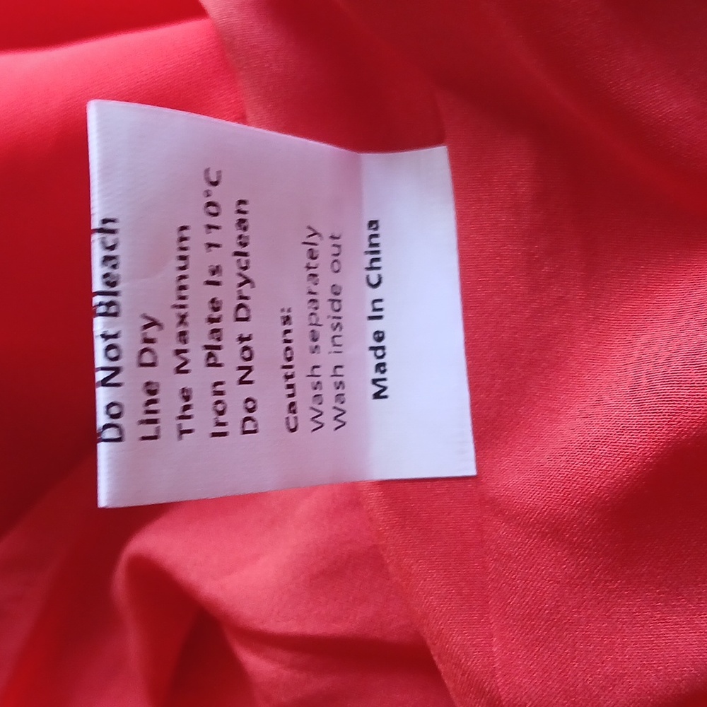 Commense Red Dress - Picture 15 of 16